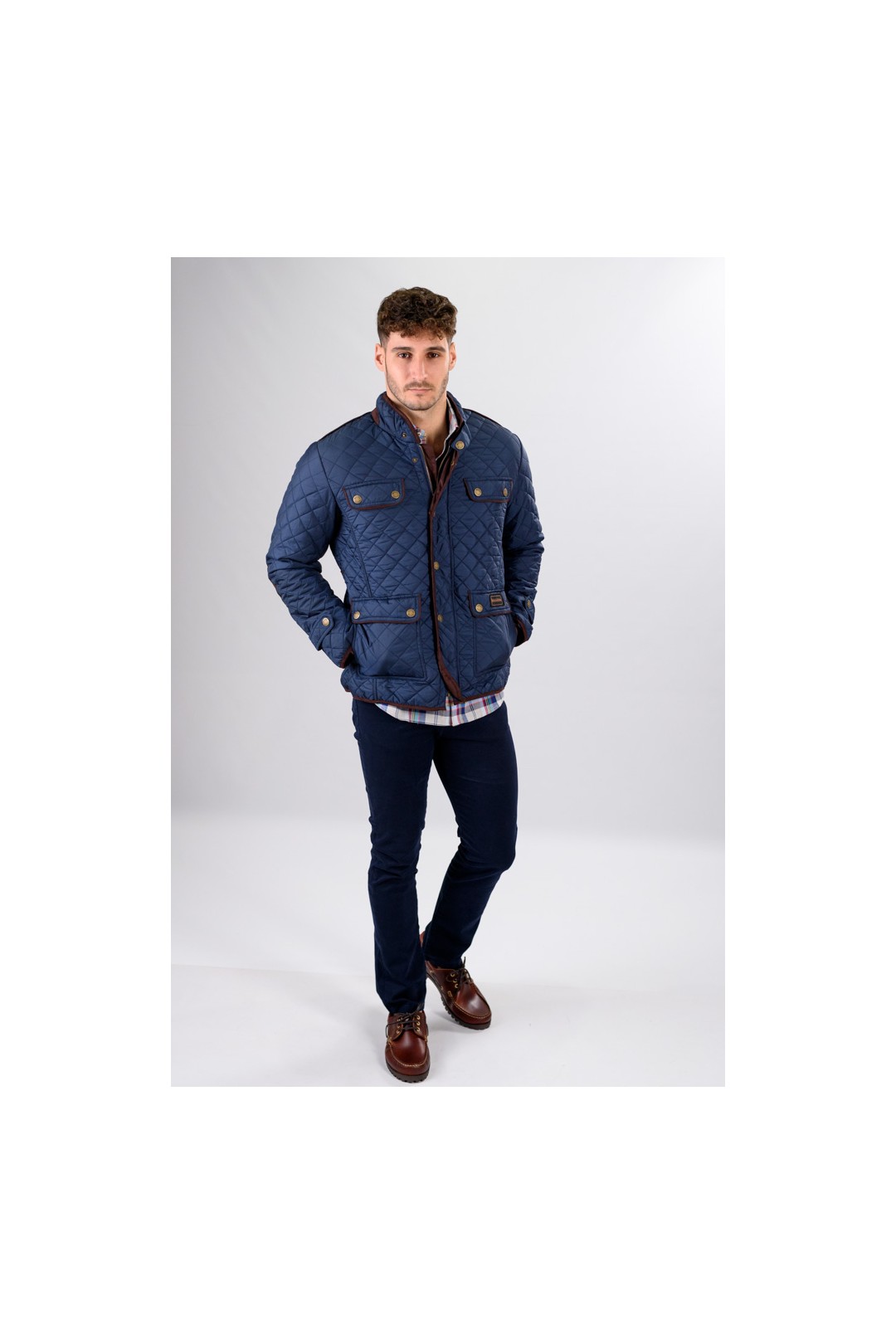 CHAQUETA NEW LUTON AZUL MARINO