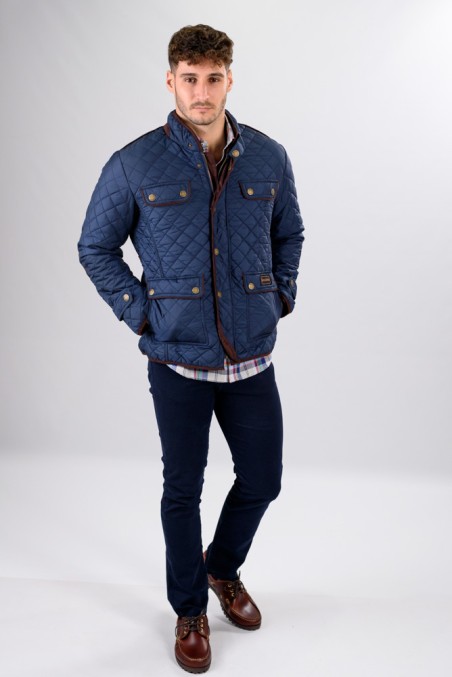 CHAQUETA NEW LUTON AZUL MARINO