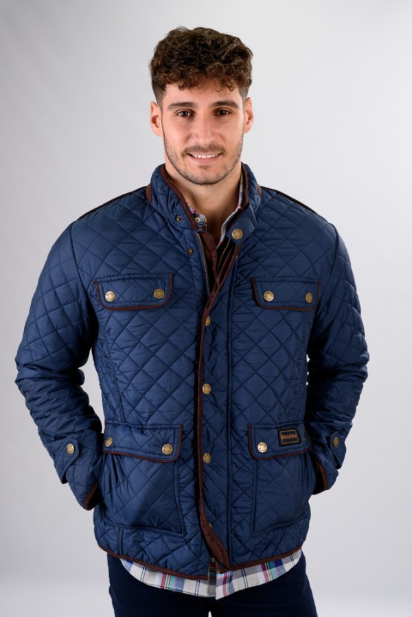 CHAQUETA NEW LUTON AZUL MARINO