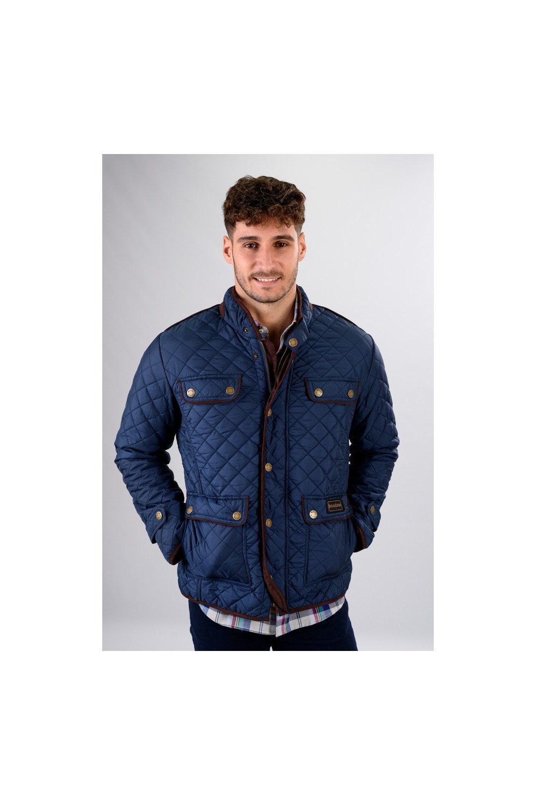 CHAQUETA NEW LUTON AZUL MARINO