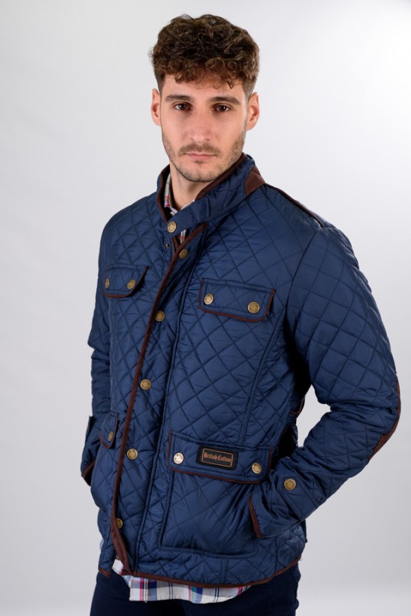 CHAQUETA NEW LUTON AZUL MARINO 2