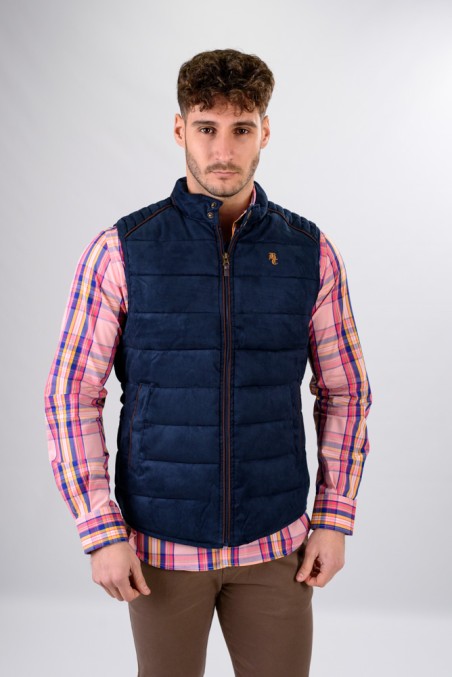 GILET HOMME VERONA BLEU MARINE