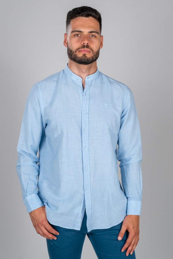 CAMISA MAHO AZUL CELESTE