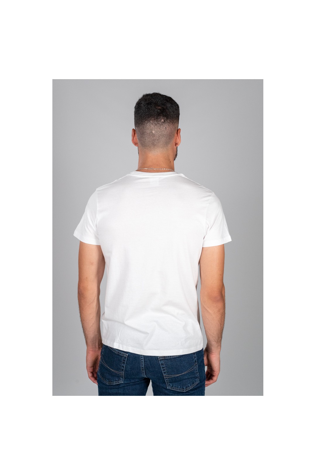 CAMISETA VESPA BRITISH BLANCA