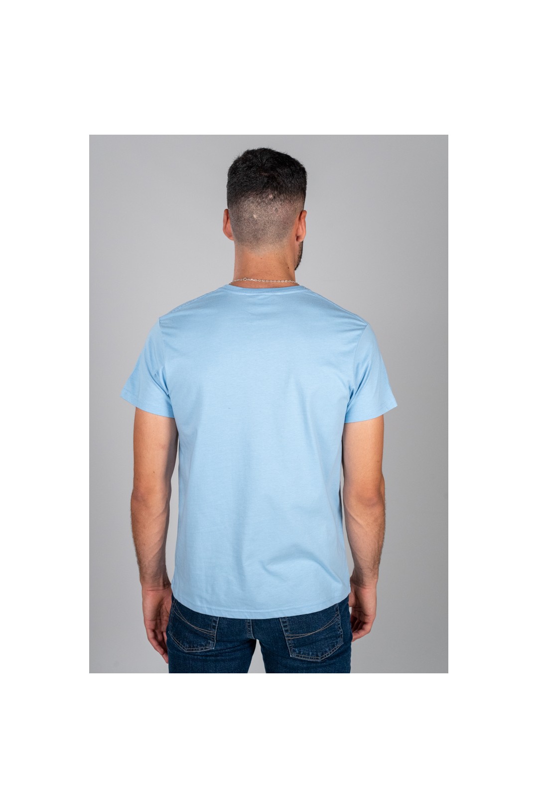 CAMISETA BANDERAS BRITISH CELESTE