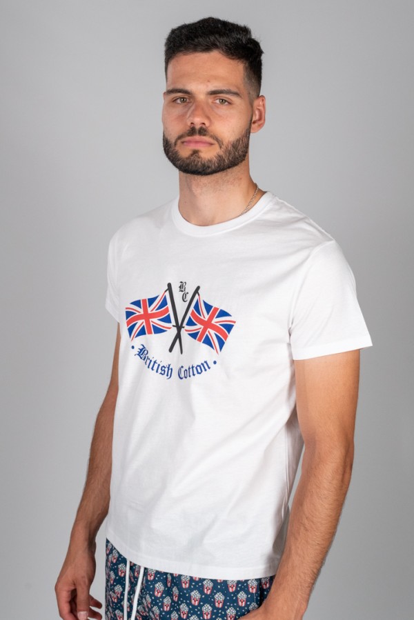 CAMISETA BANDERAS BRITISH BLANCA 2