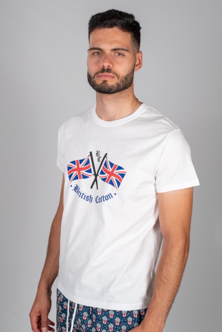CAMISETA BANDERAS BRITISH BLANCA