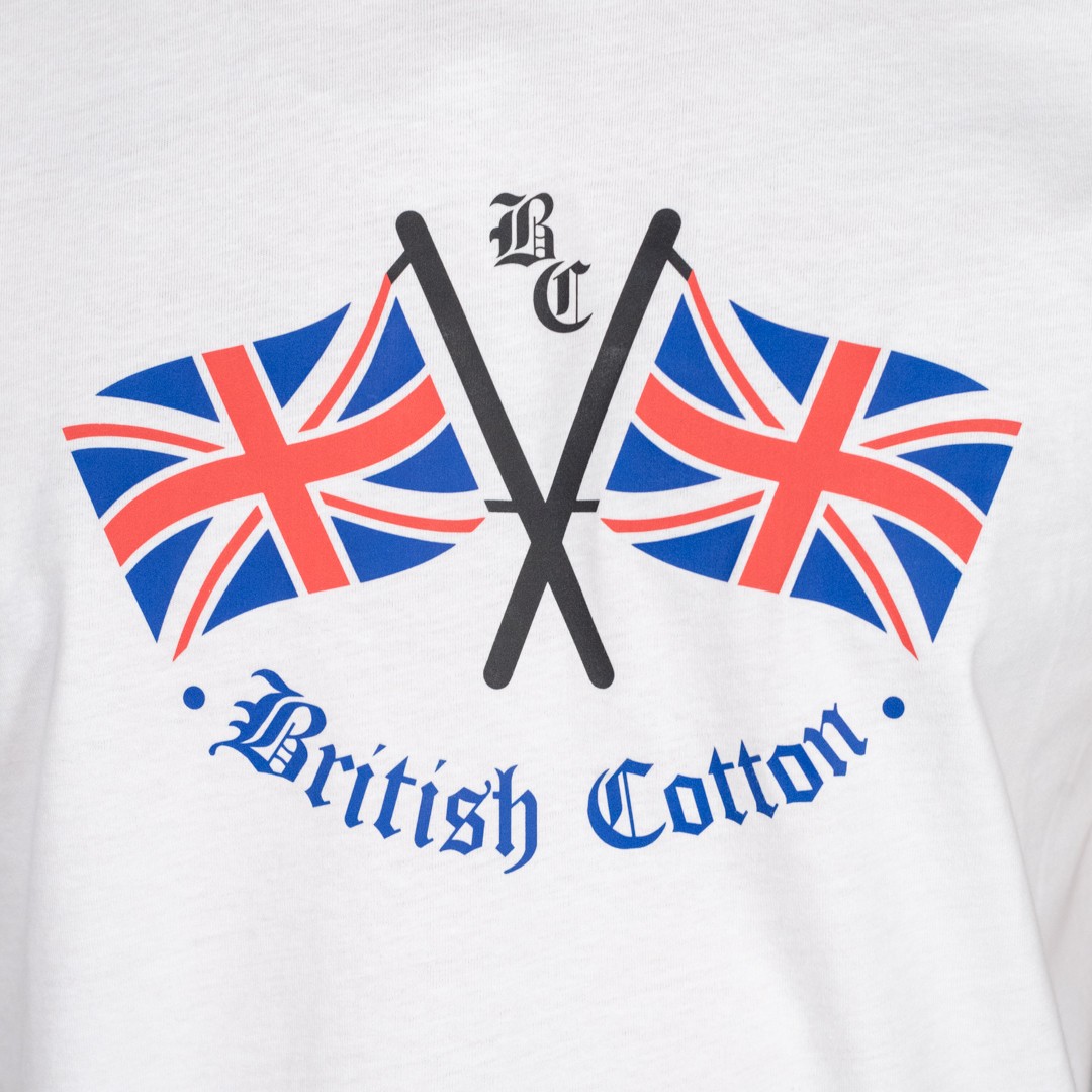 CAMISETA BANDERAS BRITISH BLANCA