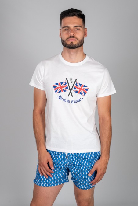 CAMISETA BANDERAS BRITISH BLANCA
