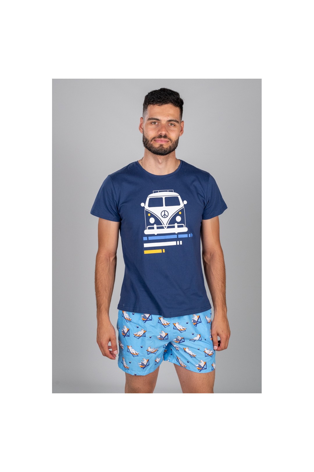 BAÑADOR OSOS AZUL CELESTE