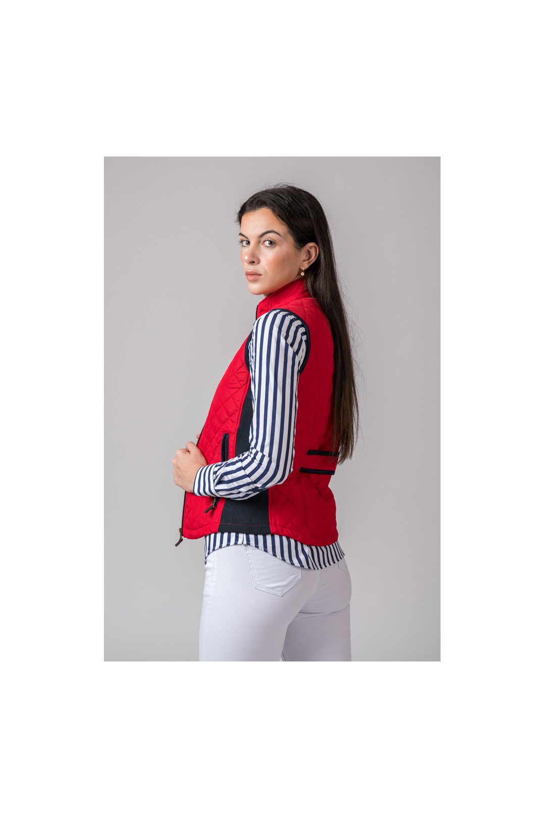 CHALECO MUJER ACEDERA ROJO
