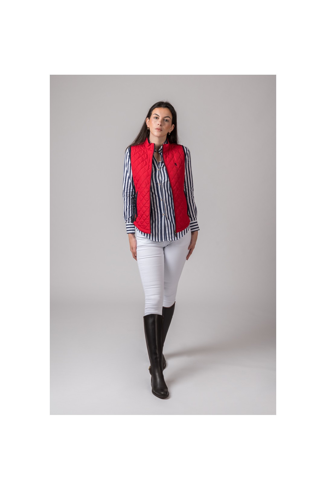 CHALECO MUJER ACEDERA ROJO