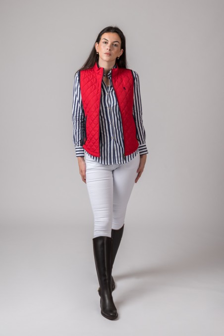 CHALECO MUJER ACEDERA ROJO
