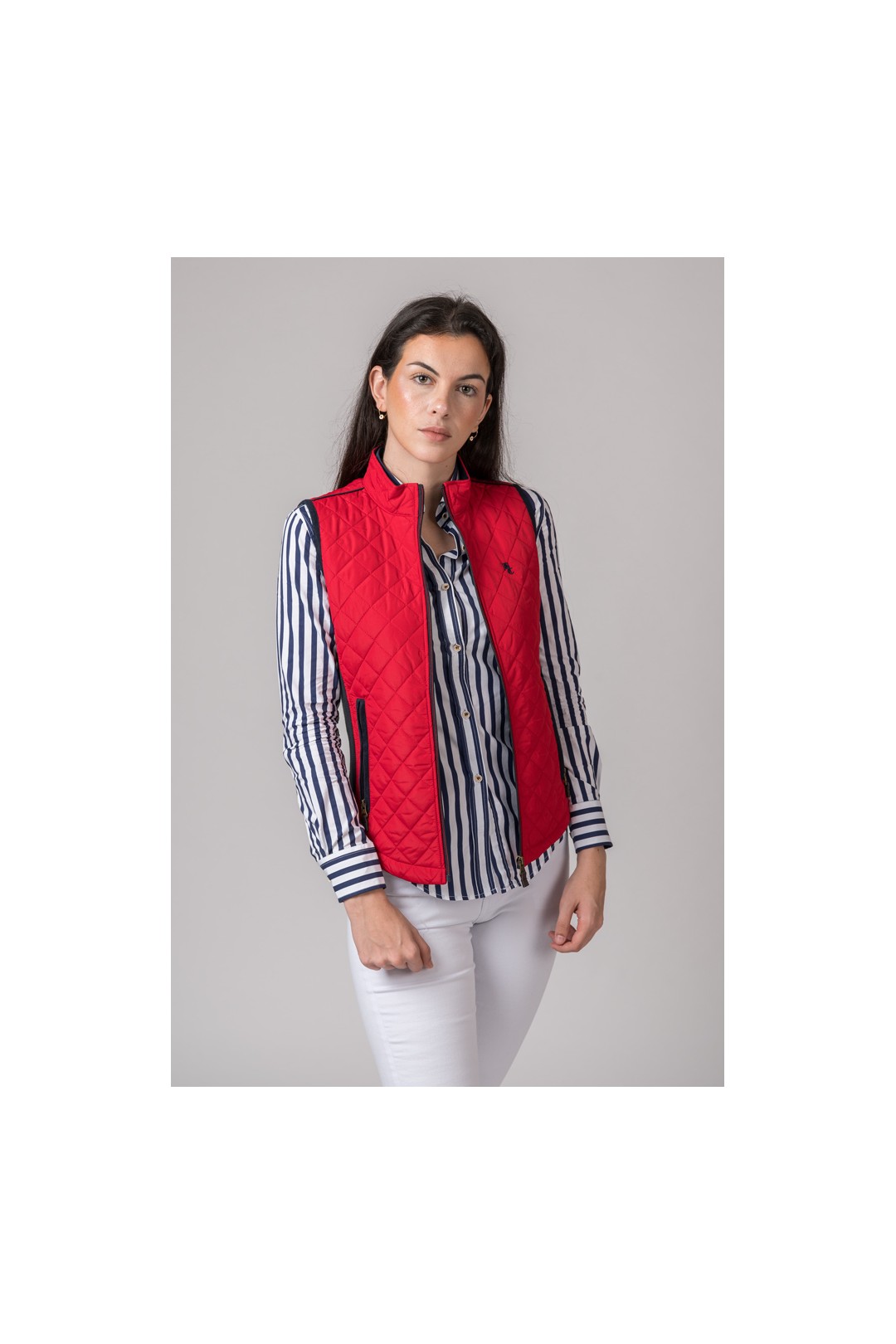 CHALECO MUJER ACEDERA ROJO