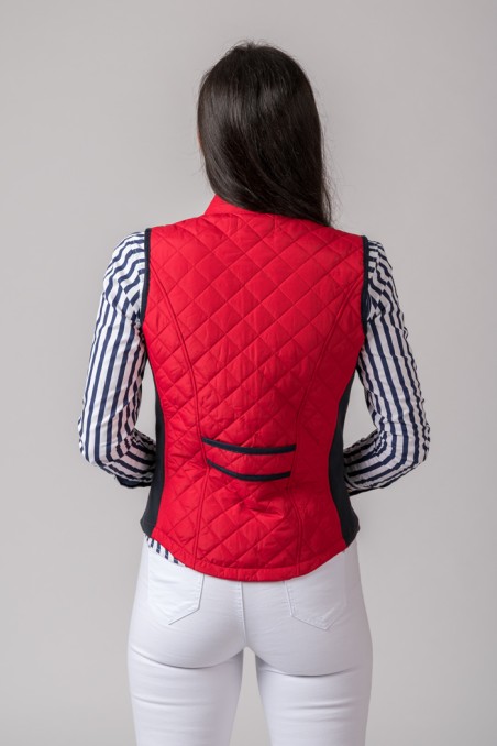 CHALECO MUJER ACEDERA ROJO