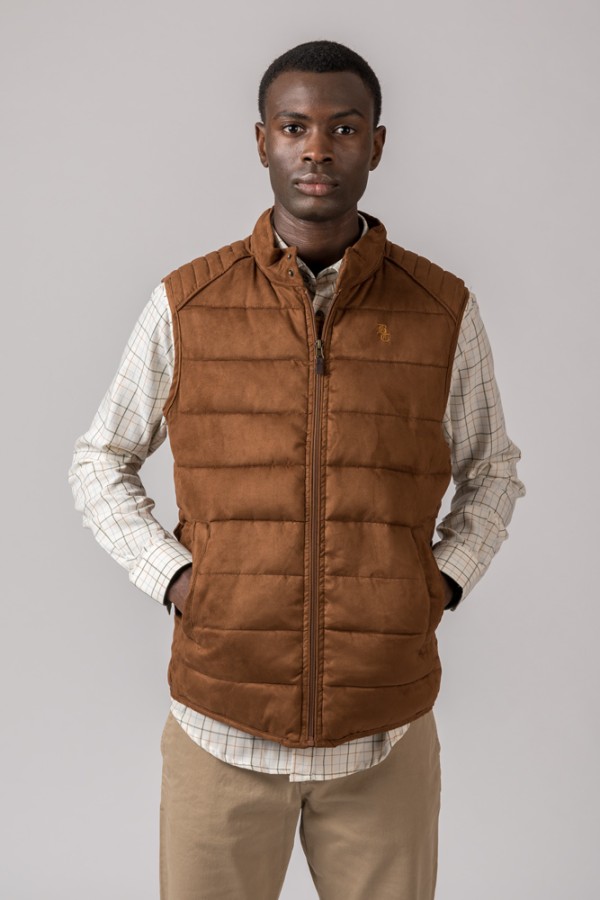 GILET HOMME VERONA MARRON 2
