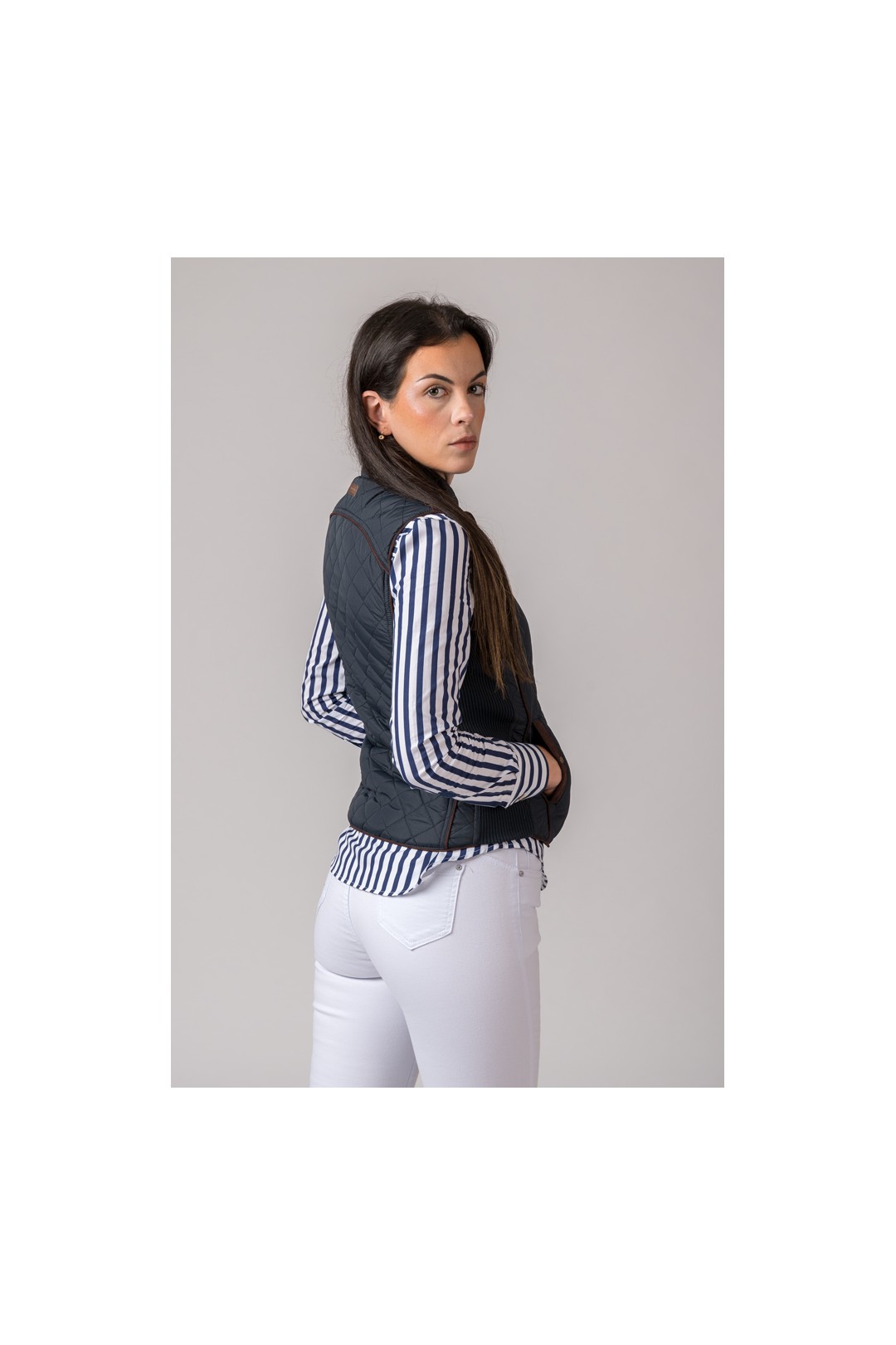 GILET FEMME NEW KIMBERLY BLEU MARINE
