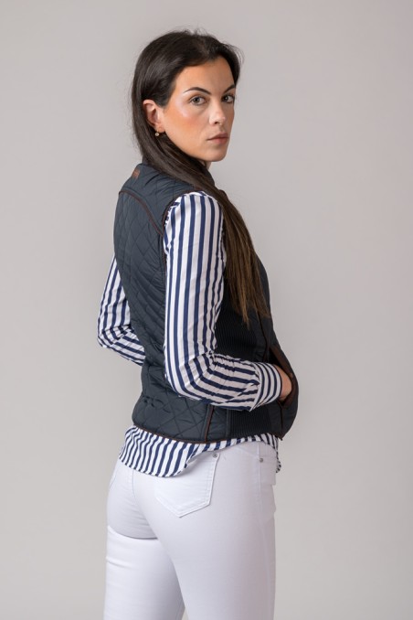 GILET FEMME NEW KIMBERLY BLEU MARINE