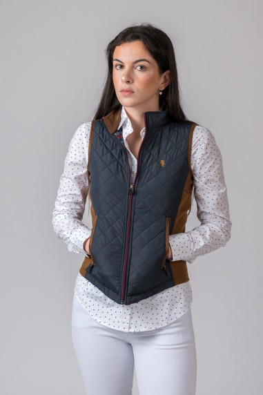 CHALECO MUJER ACEDERA AZUL MARINO