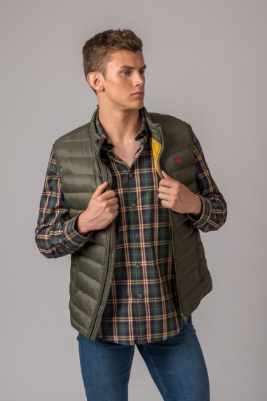 CHALECO HOMBRE LUGO VERDE KAKI