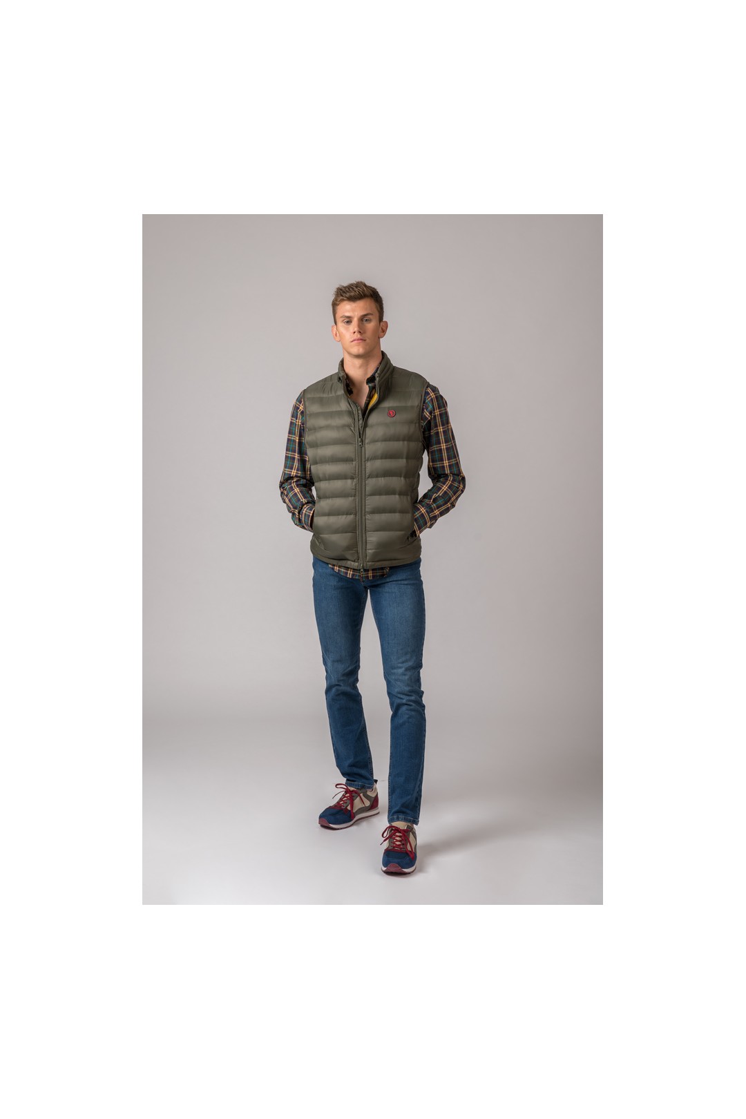 CHALECO HOMBRE LUGO VERDE KAKI