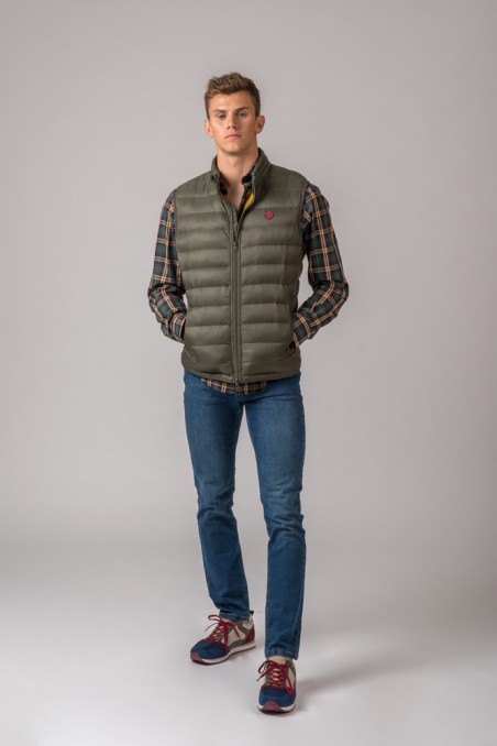 CHALECO HOMBRE LUGO VERDE KAKI