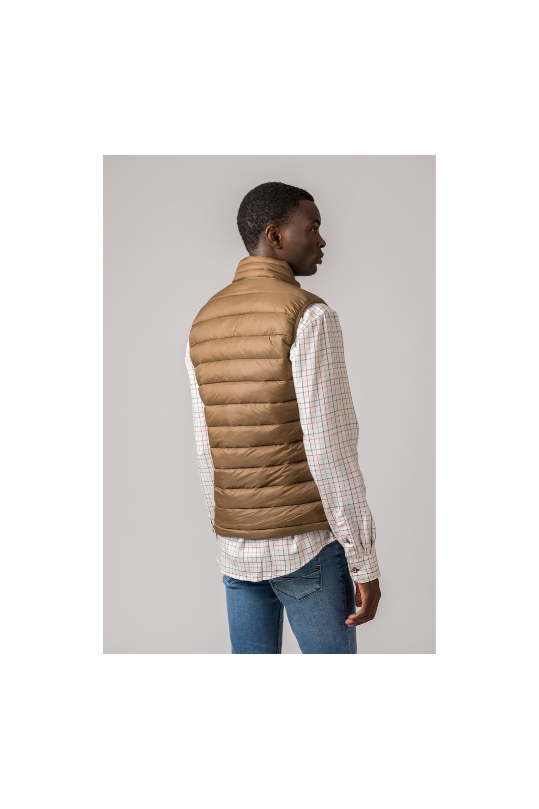 GILET HOMME MODÈLE LUGO CAMEL
