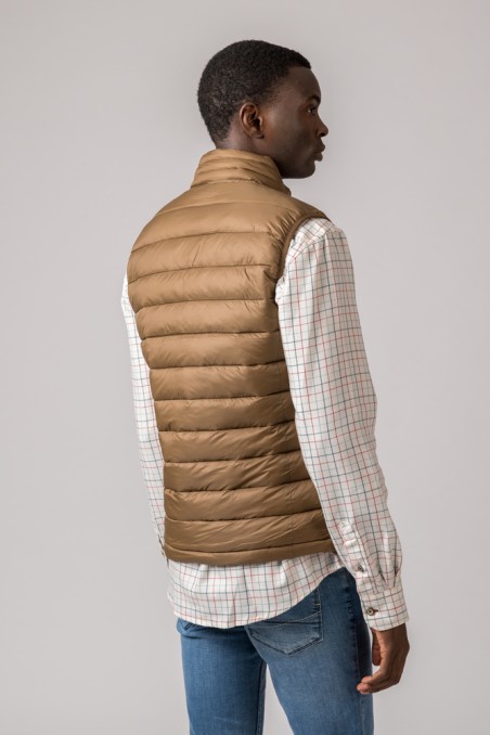 GILET HOMME MODÈLE LUGO CAMEL