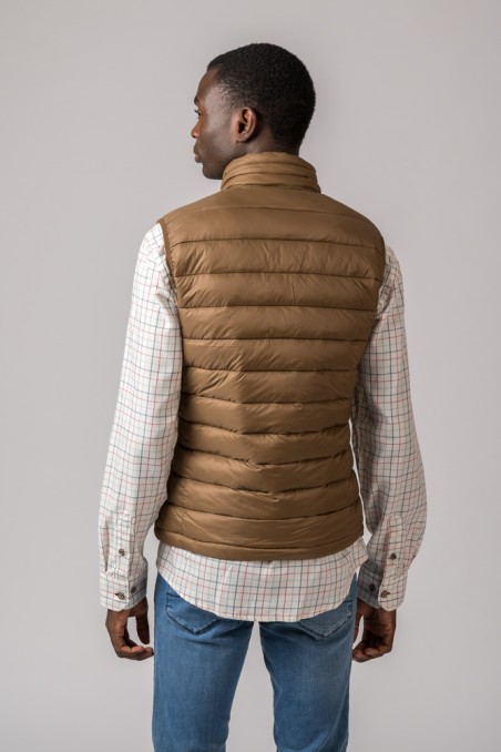 GILET HOMME MODÈLE LUGO CAMEL