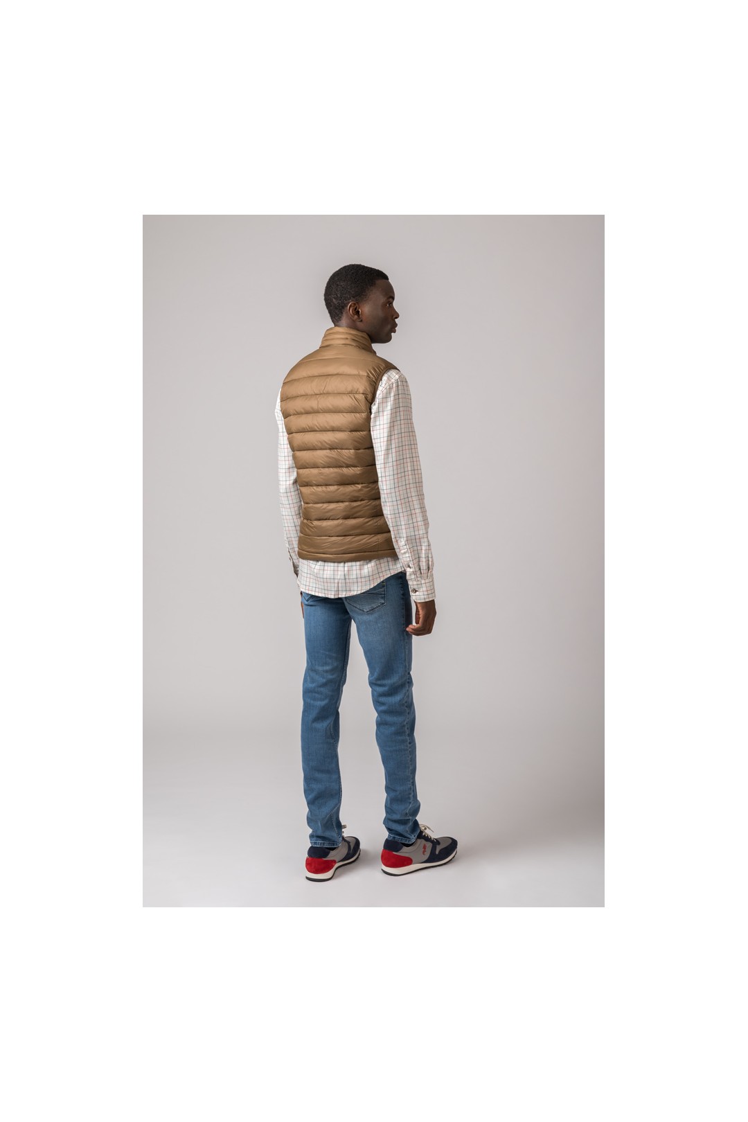 GILET HOMME MODÈLE LUGO CAMEL