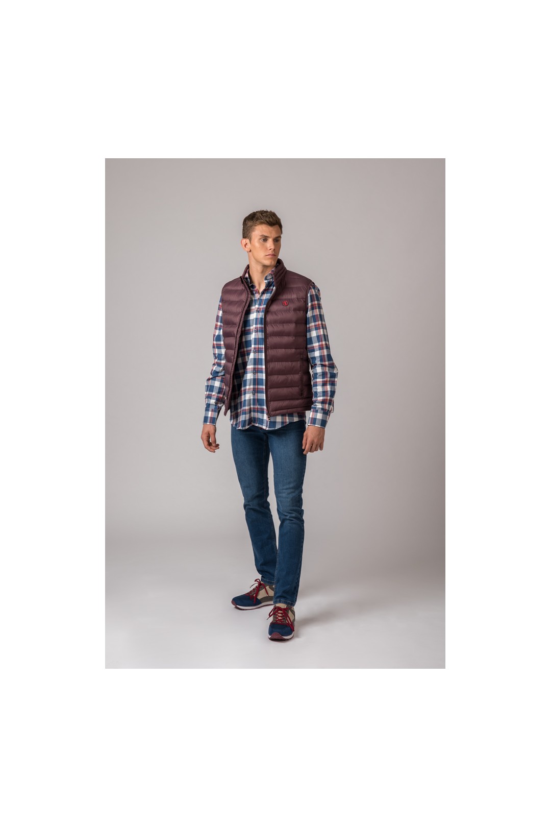 GILET HOMME LUGO BURGUNDY