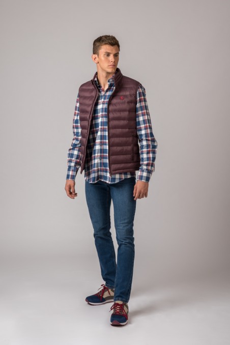 GILET HOMME LUGO BURGUNDY