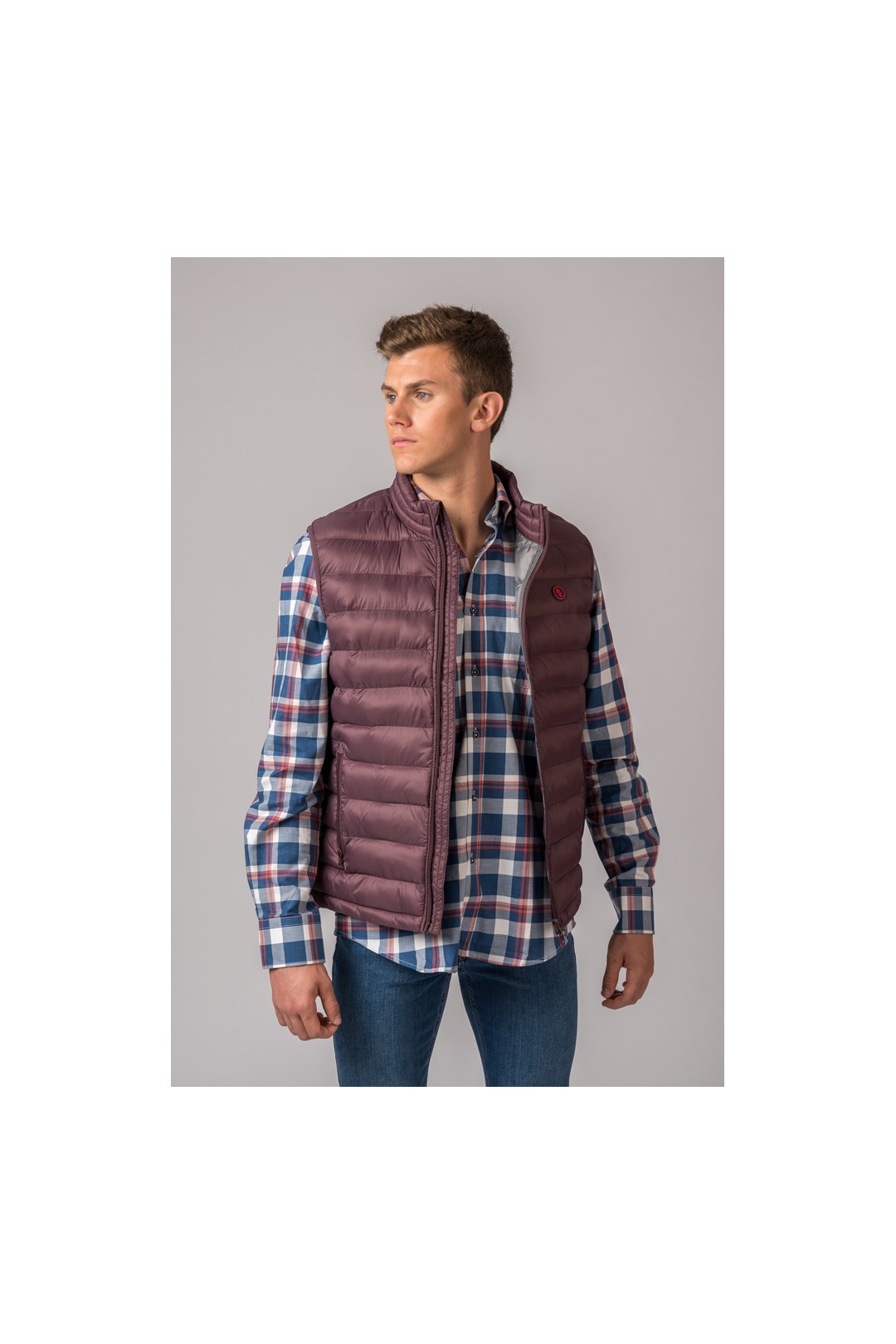 GILET HOMME LUGO BURGUNDY