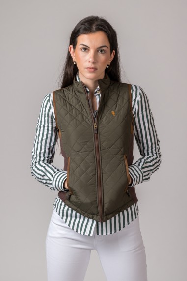 CHALECO MUJER ACEDERA VERDE