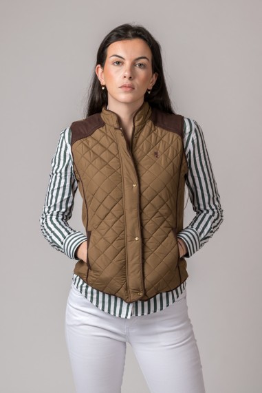 CHALECO MUJER NEW KIMBERLY CAMEL