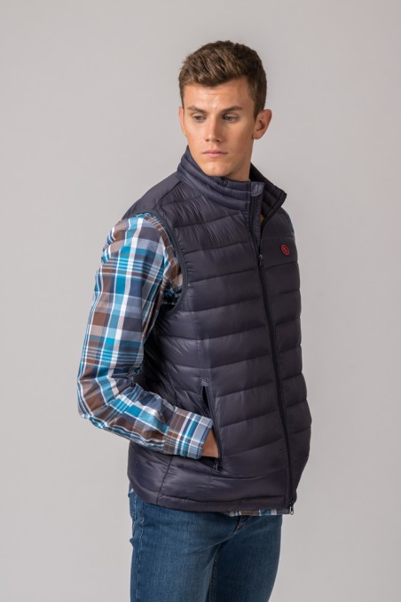 GILET HOMME LUGO. BLEU NAVY