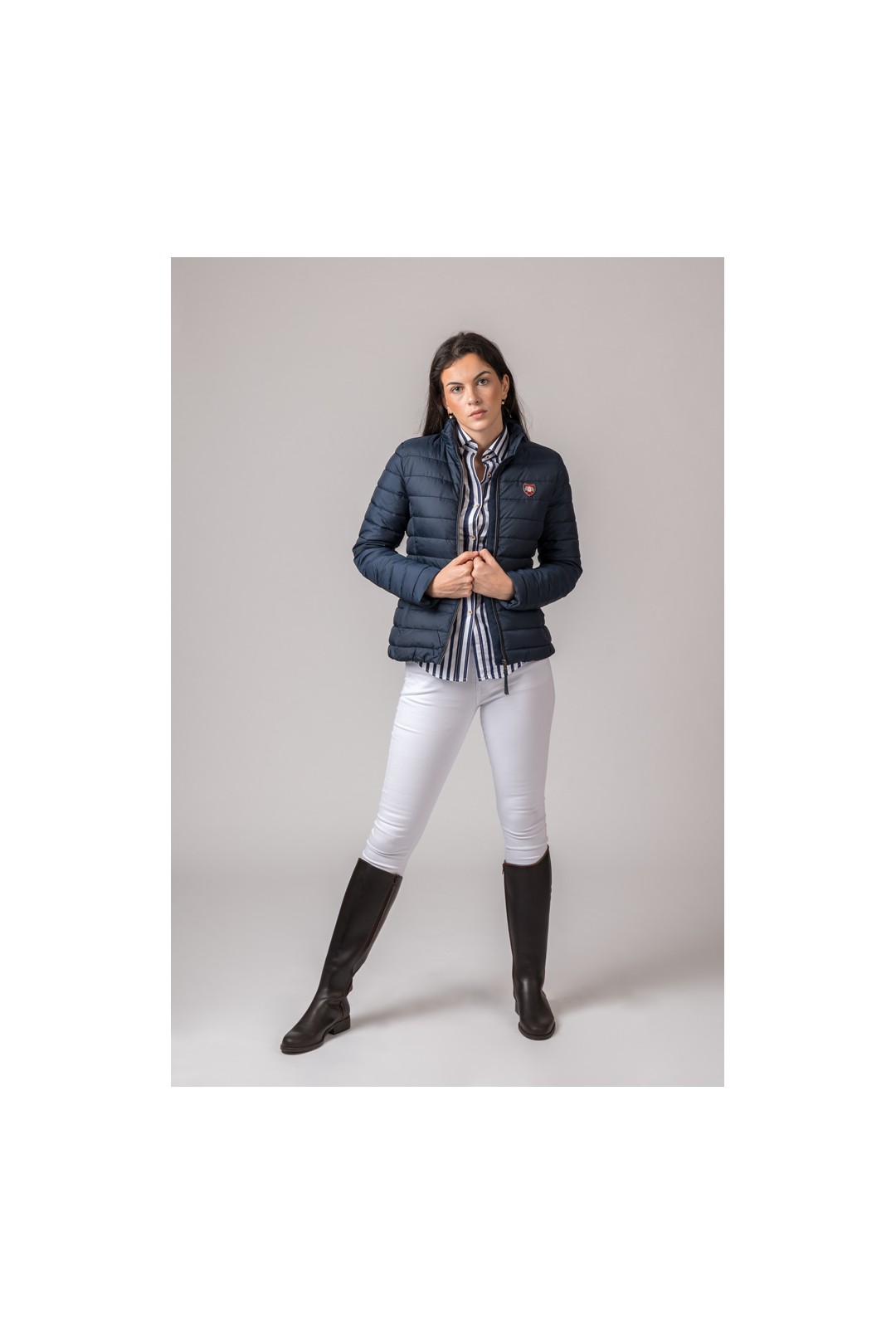 CAZADORA MUJER VICTORIA AZUL MARINO