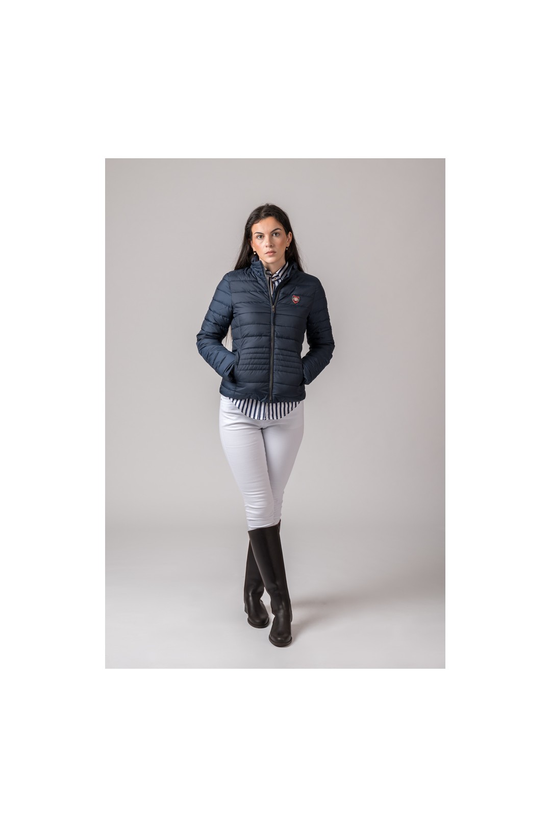 CAZADORA MUJER VICTORIA AZUL MARINO