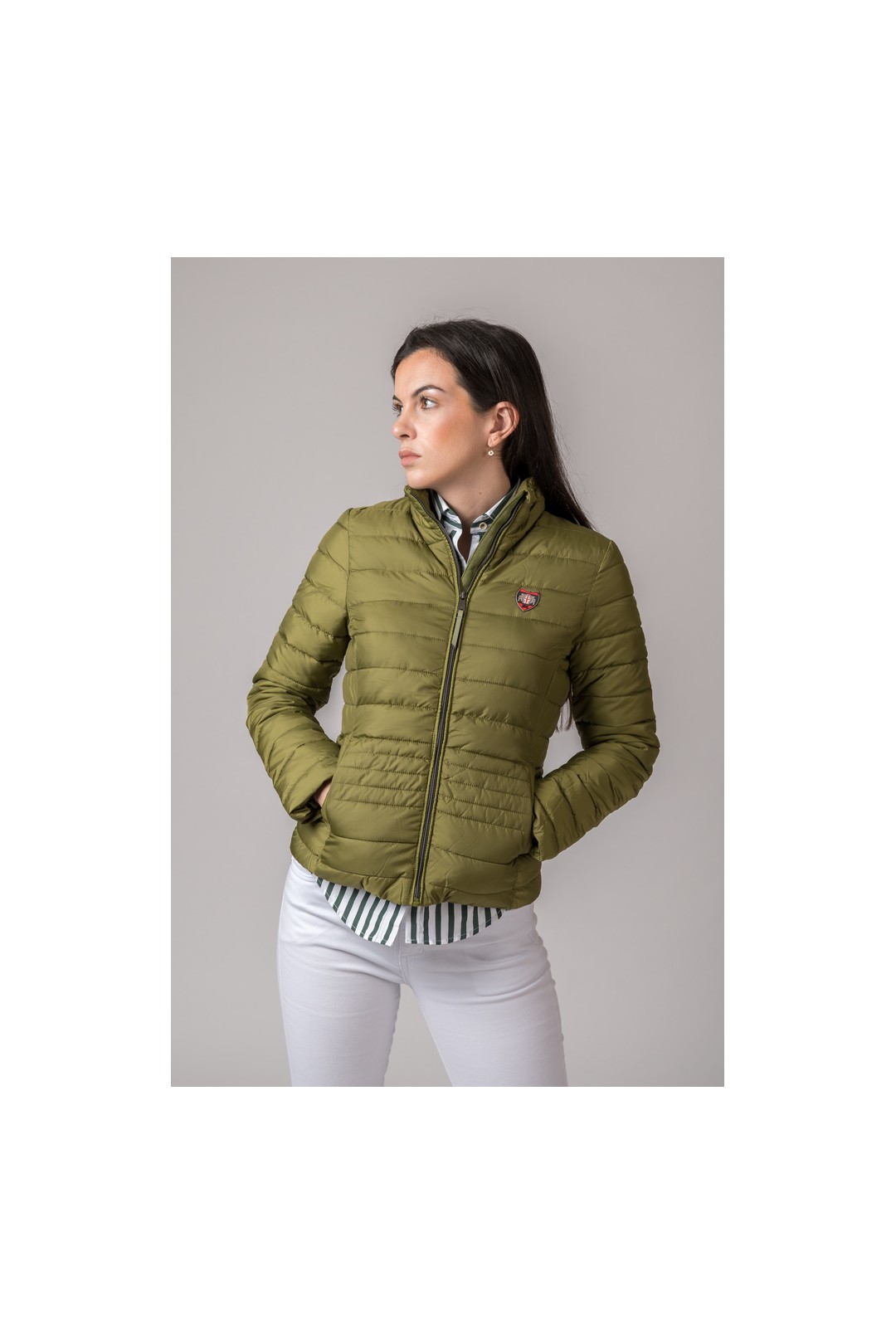 CAZADORA MUJER VICTORIA VERDE