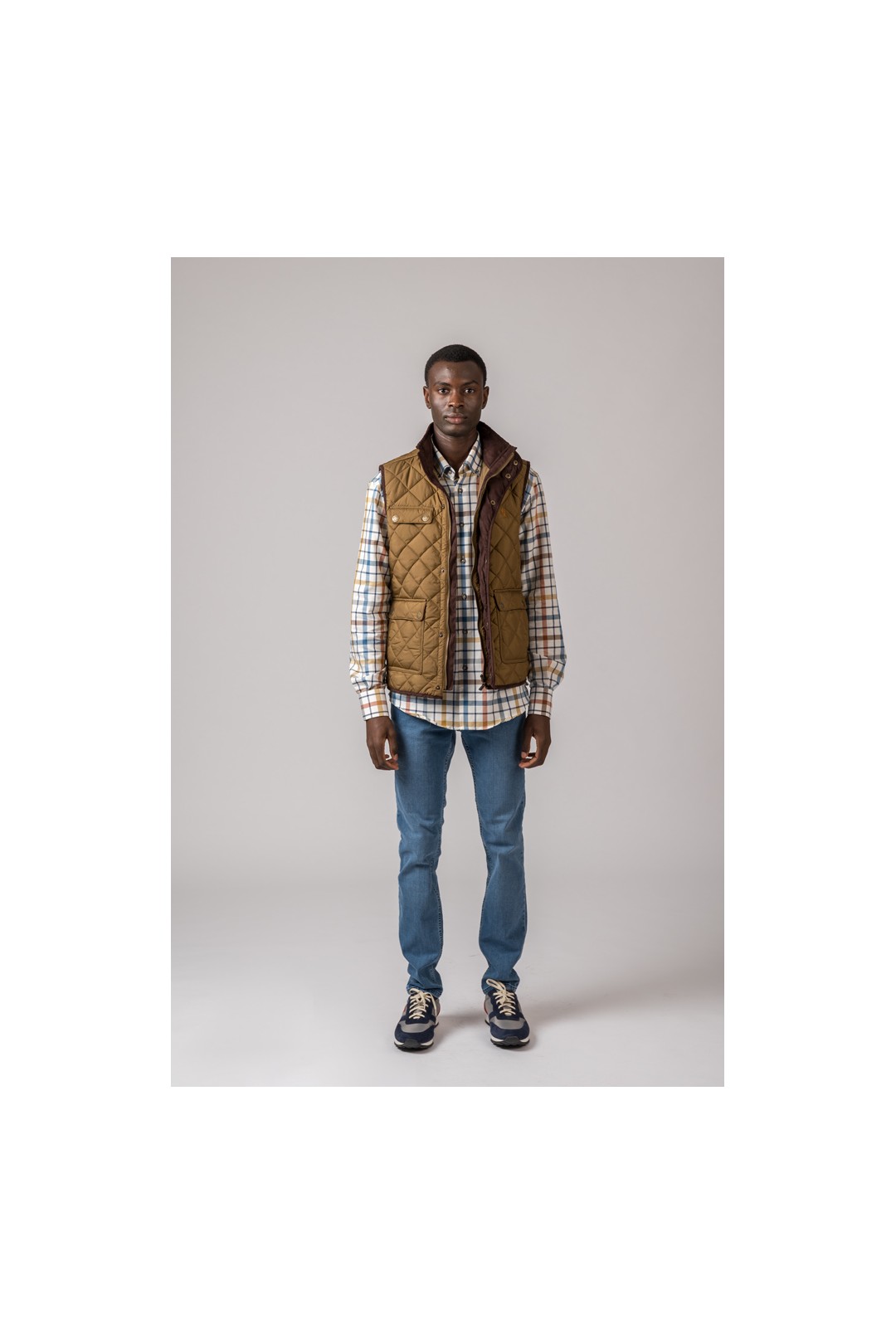 GILET HOMME PORT CAMEL