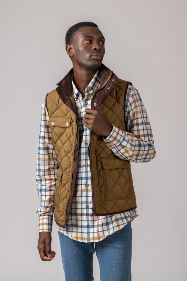 CHALECO HOMBRE OPORTO CAMEL 2