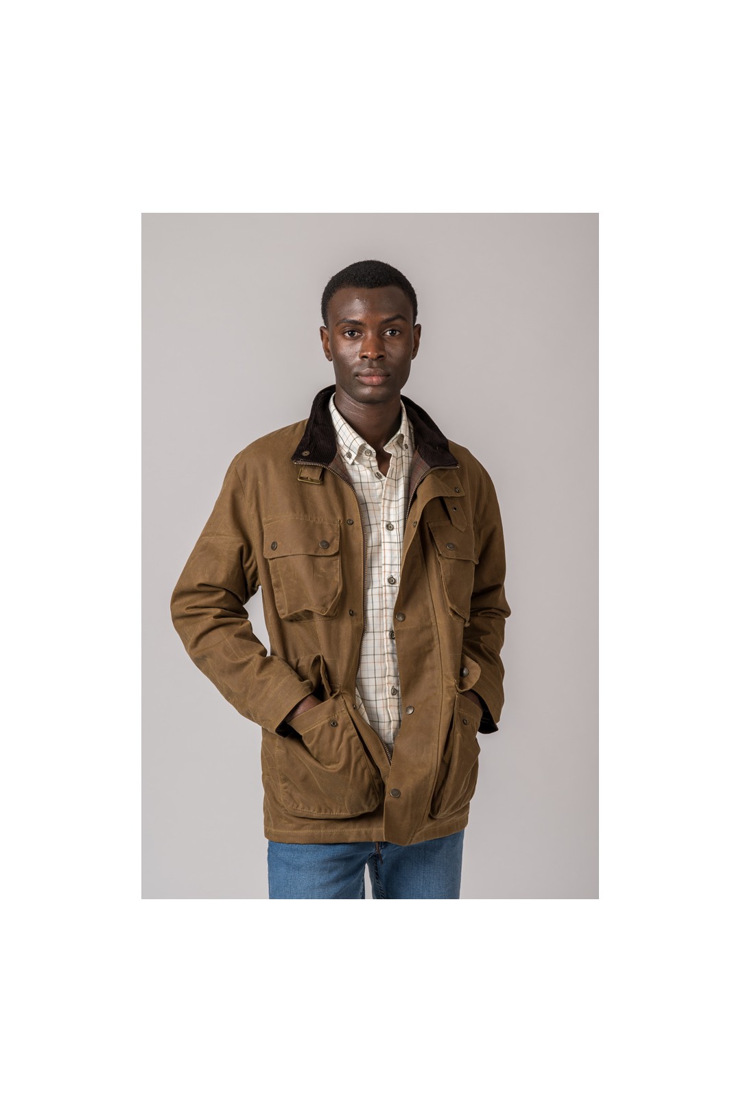 CHAQUETA ENCERADA DENILSON BELT