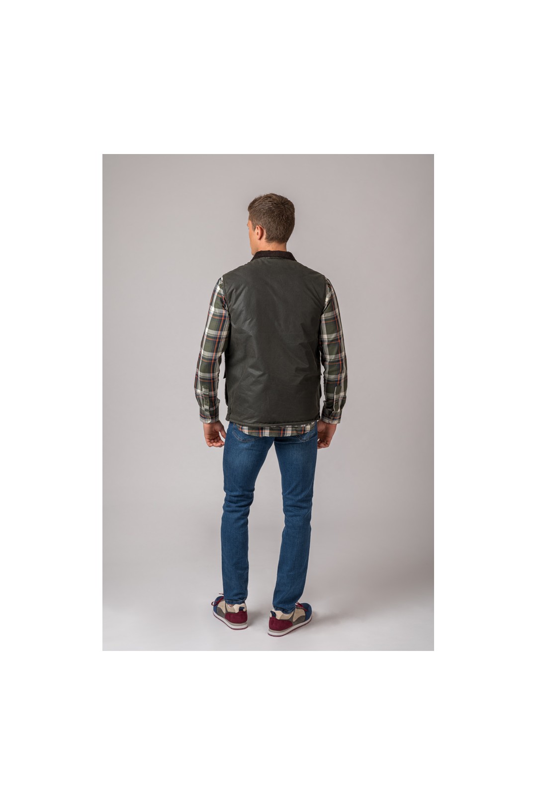 GILET CIRÉ YORK GILET BRITISH BRITISH GREEN