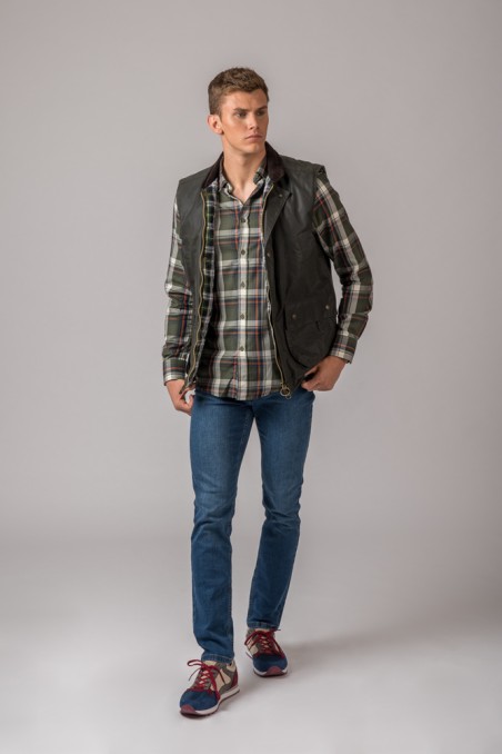 GILET CIRÉ YORK GILET BRITISH BRITISH GREEN
