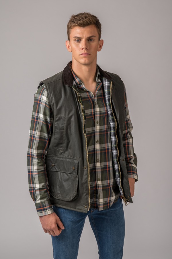 CHALECO ENCERADO YORK GILET BRITISH VERDE 2
