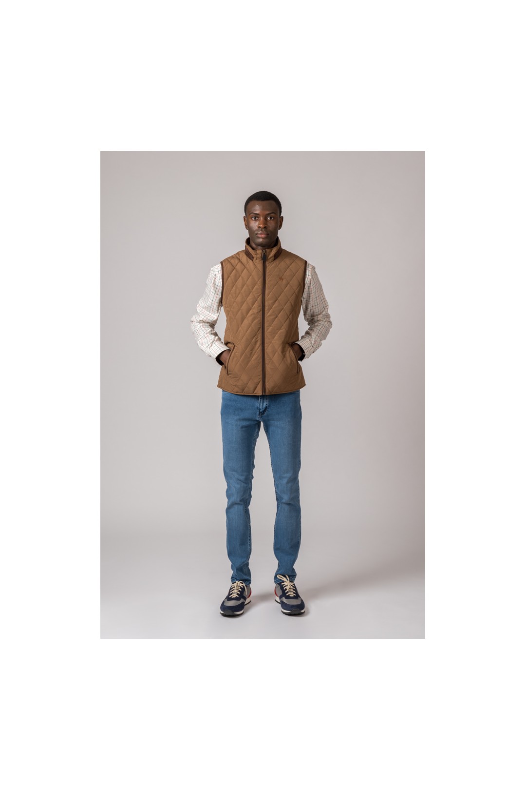 CHALECO HOMBRE CRO BRITISH CAMEL