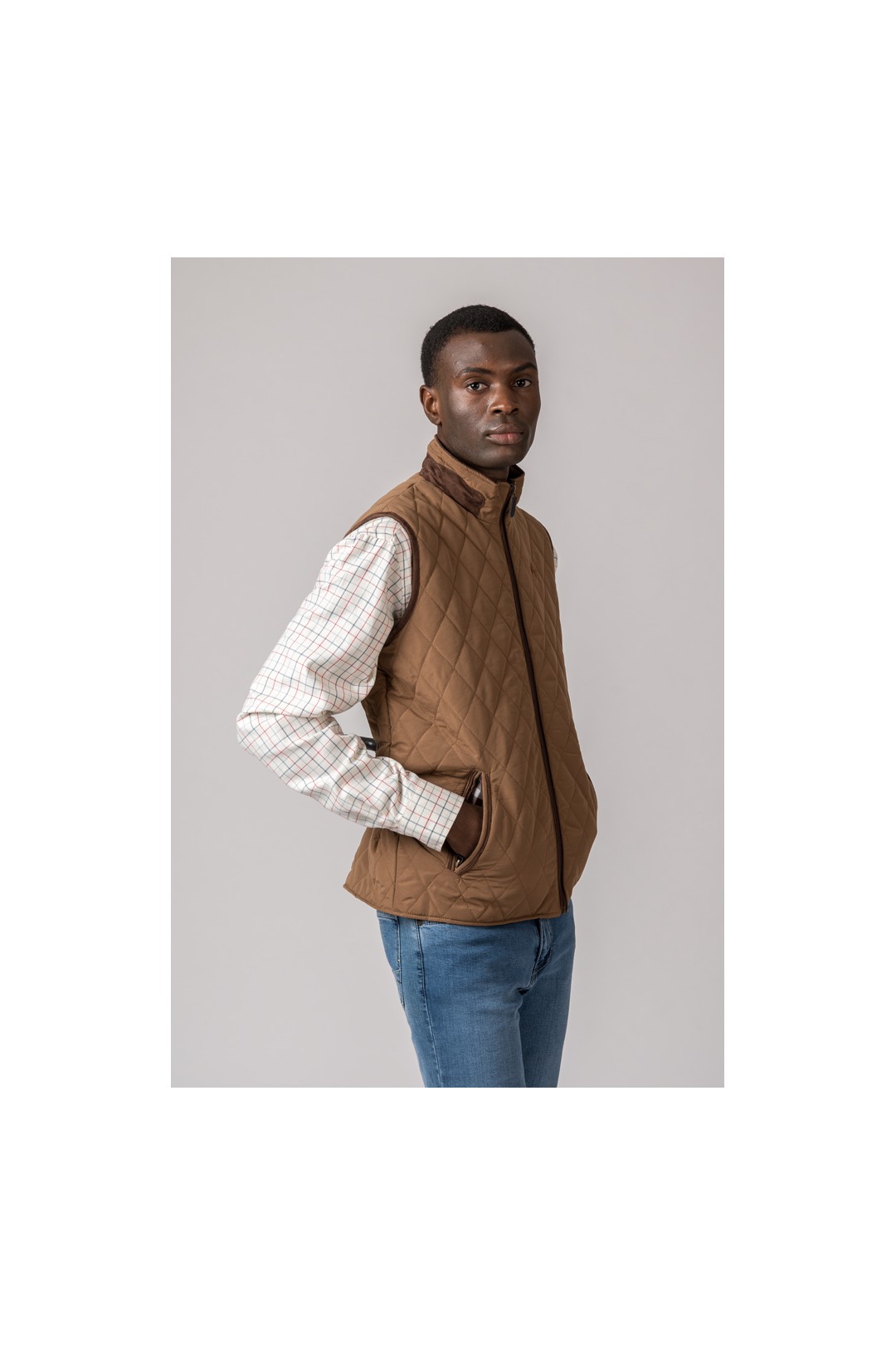 CHALECO HOMBRE CRO BRITISH CAMEL