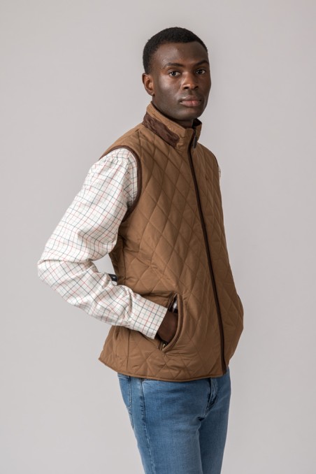 CHALECO HOMBRE CRO BRITISH CAMEL