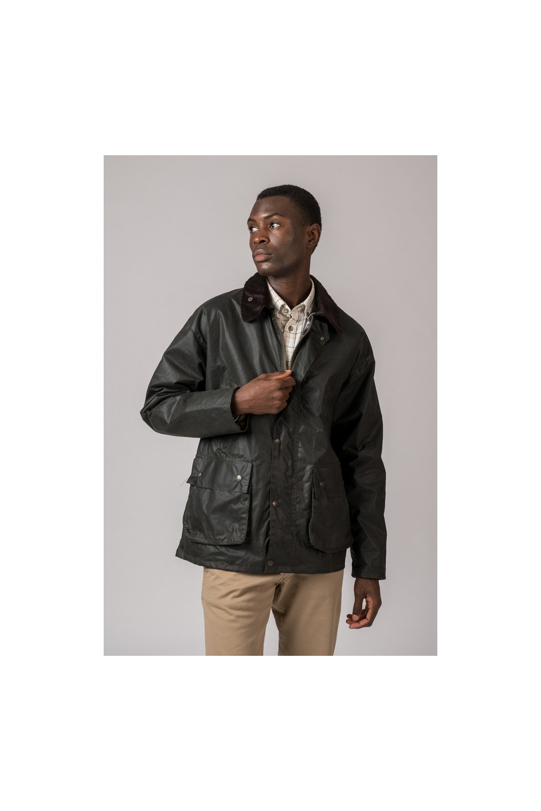 BURLEY BRITISH WAXED JACKET GREEN