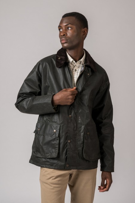 BURLEY BRITISH WAXED JACKET GREEN BURLEY BRITISH WAXED JACKET GREEN